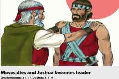 Death of Moses and Joshua Becmes Leader