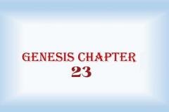 Genesis 23