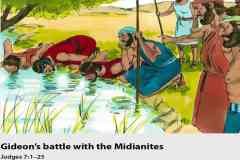 Gideon\'s battle with Midianites