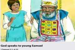 God speaks to young Samuel