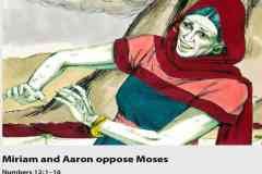 Miriam And Aaron Opposes Moses