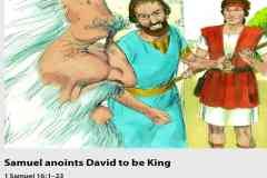 Samuel anoints David to be King